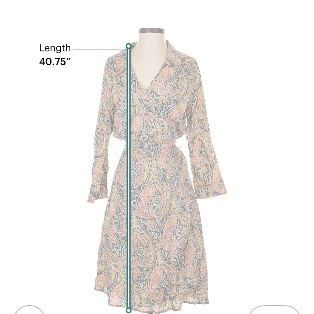 Colorful Patterned Women's Dress - Picture 6 of 6